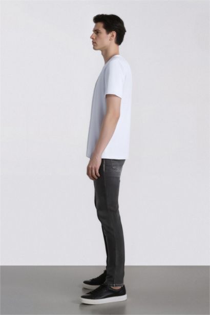 Carlo Skinny Fit Extra Slim Fit Regular Waist Jeans