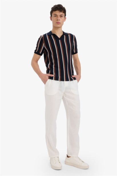 Standard Fit Knitwear Short Sleeve Polo T-Shirt