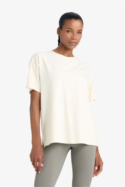 DeFactoFit Comfort Fit Sports Short Sleeve T-Shirt