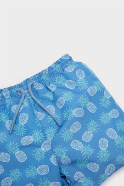 Baby Boy Regular Fit Animal Swim Shorts