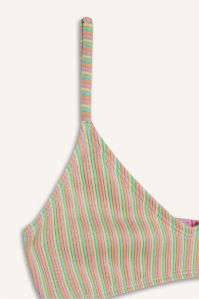 Girl Striped 2 Piece Bikini Set