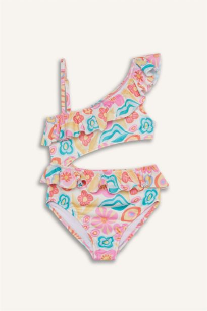 Maillot de bain fleuri pour fille