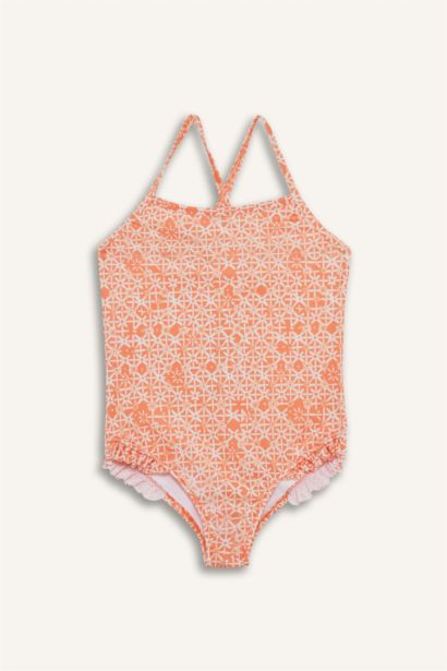 Maillot de bain fleuri pour fille