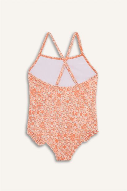 Maillot de bain fleuri pour fille