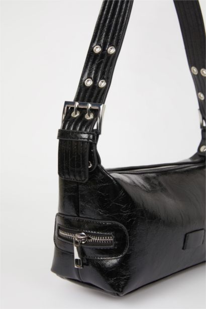 جنطة كتف نسائي منسوج