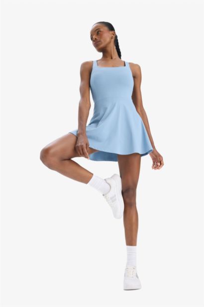 DeFactoFit Standard Fit With Leggings Tennis Dress