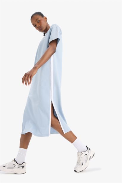 فستان ميدي رياضي بيكيه من لوس أنجلوس ليكرز من DeFactoFit