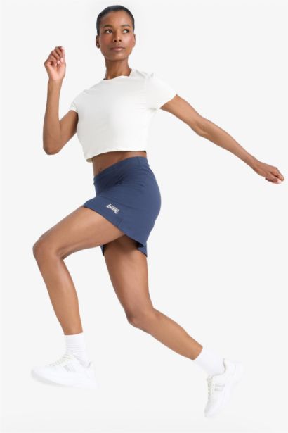 DeFactoFit NBA Los Angeles Lakers Standard Fit Leggings Mini Skirt