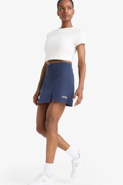 DeFactoFit NBA Los Angeles Lakers Standard Fit Leggings Mini Skirt