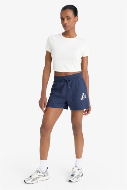 DeFactoFit NBA Los Angeles Lakers Standard Fit Sports Shorts