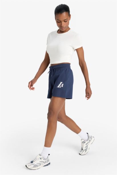 DeFactoFit NBA Los Angeles Lakers Standard Fit Sports Shorts