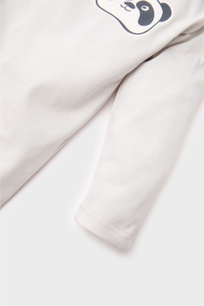 Baby Boy Crew Neck Printed Long Sleeve T-shirt