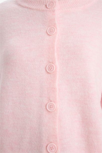 Кардиган Regular Fit с круглым вырезом