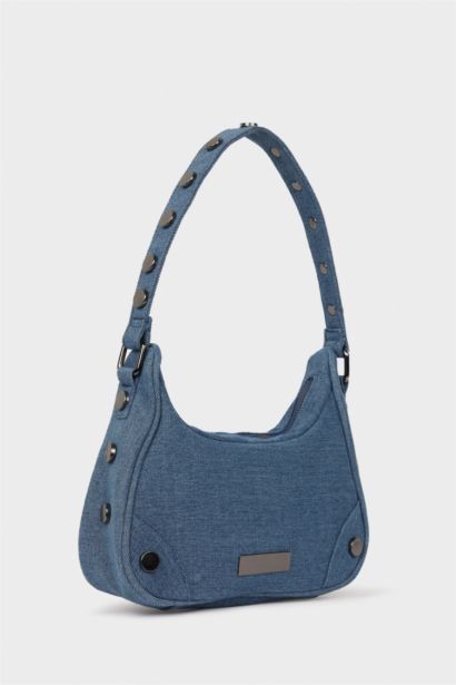 Әйелдерге деним шынжырлы иық сөмкесі