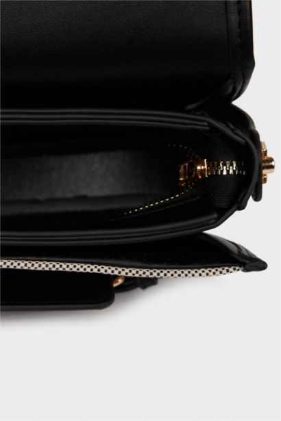 Kadın Kanvas Görünümlü Suni Deri Omuz Çantası