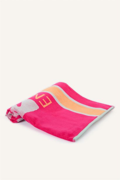 Woman Patterned Cotton Beach Towel