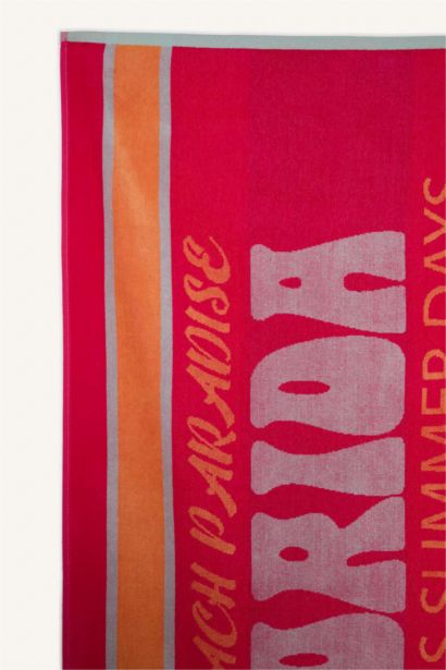 Woman Patterned Cotton Beach Towel