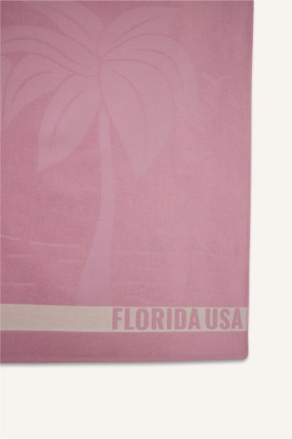 Woman Patterned Cotton Beach Towel