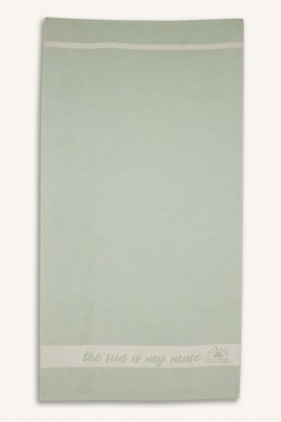 Woman Patterned Cotton Beach Towel