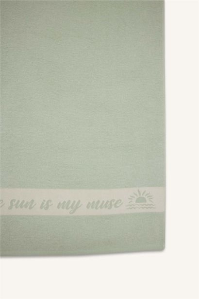 Woman Patterned Cotton Beach Towel