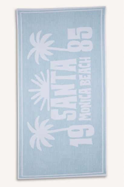 منشفة بحر نسائي قطن منقوش