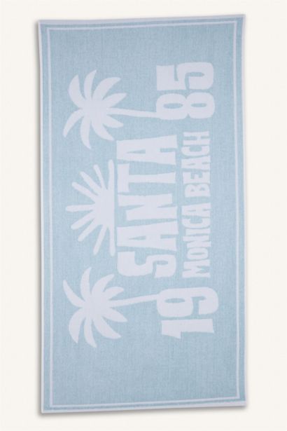 Woman Patterned Cotton Beach Towel