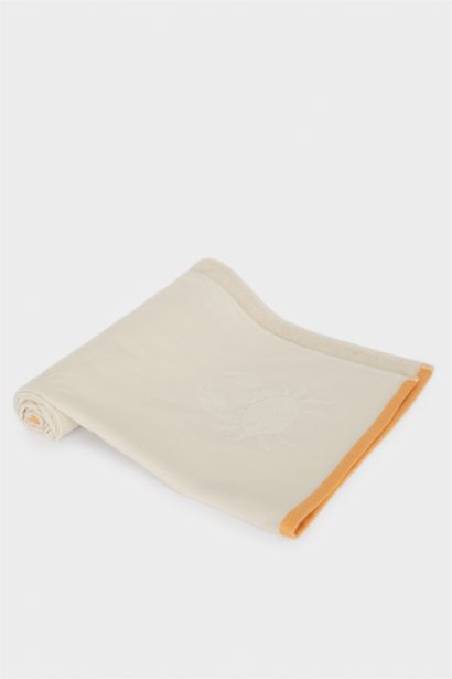 منشفة بحر نسائي قطن منقوش