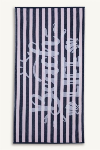 Woman Patterned Cotton Beach Towel