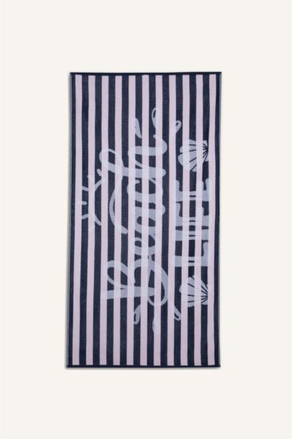 Woman Patterned Cotton Beach Towel