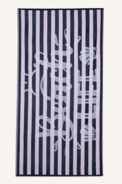 Woman Patterned Cotton Beach Towel