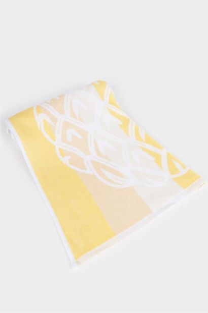 Woman Patterned Cotton Beach Towel