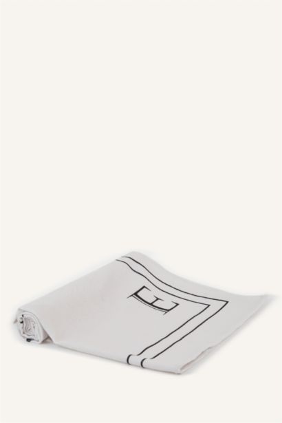 Kadın Desenli Pamuklu Plaj Havlusu