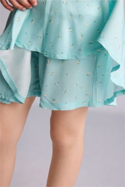 Mini-jupe en viscose pour fille