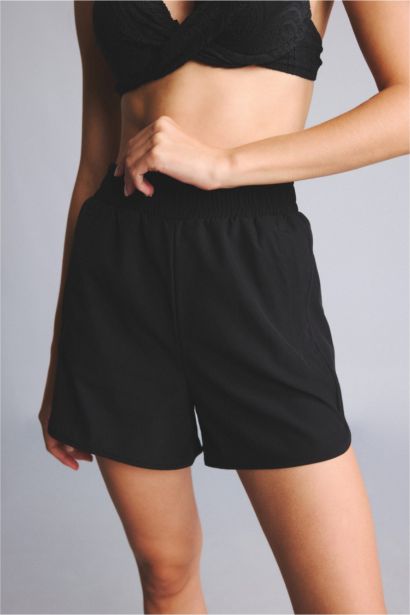 Regular Fit Kısa Deniz Şortu