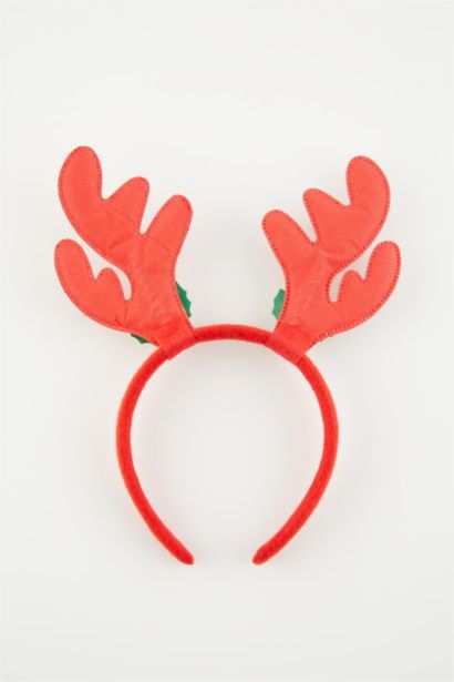 Yılbaşı Temalı Ren Geyiği Figürlü Taç