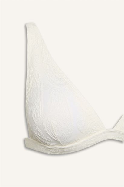 Regular Fit brode Bikini Top