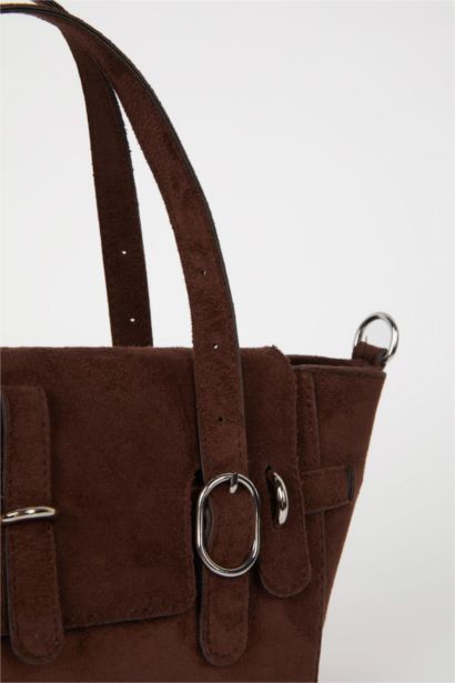 Kadın Süet Omuz Çantası