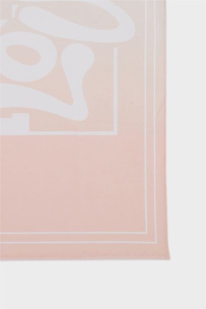 Kız Çocuk Desenli Plaj Havlusu