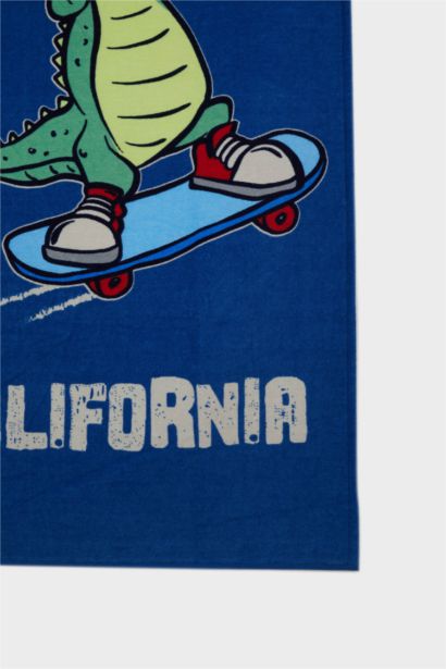 منشفة بحر ولادي مطبوع