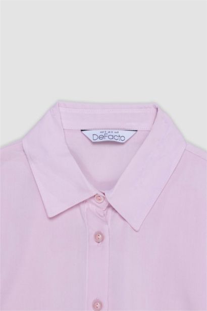 Regular Fit Shirt Collar Long Sleeve Shirt