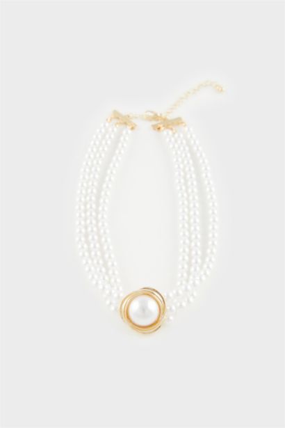 Kadın İnci Detaylı Kolye