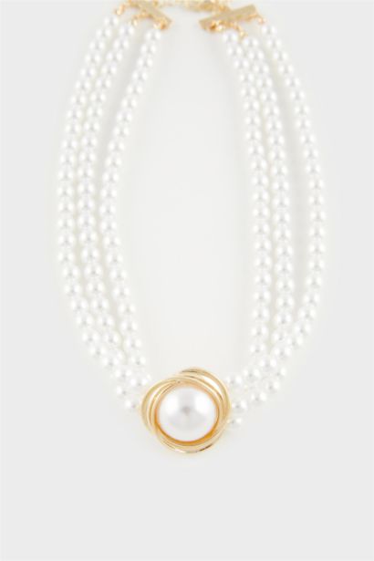 Kadın İnci Detaylı Kolye