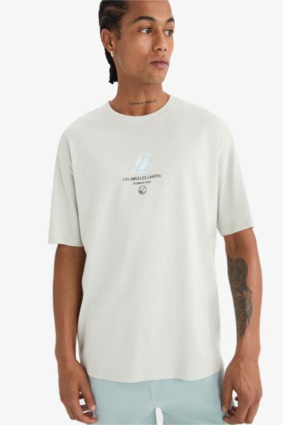 DeFactoFit NBA Chicago Bulls Boxy Fit T-Shirt