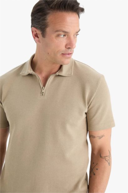 Regular Fit Short Sleeve Polo T-Shirt