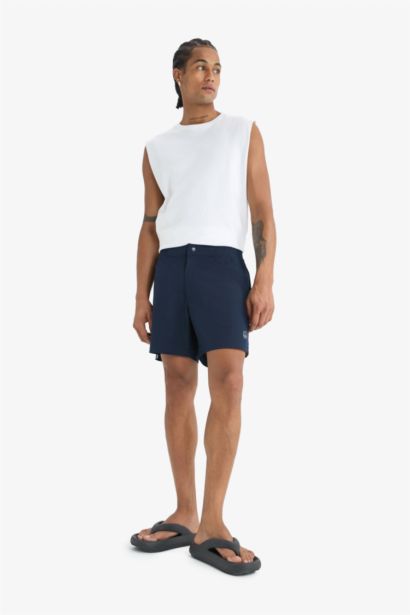 DeFactoFit Flexible Textured Swim Shorts