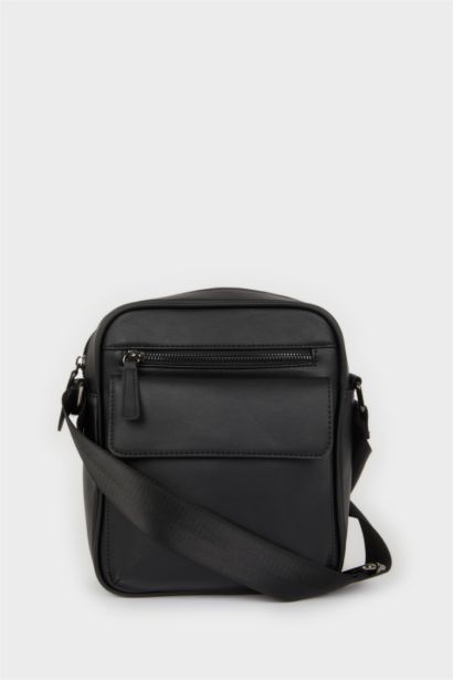 Мужская искусственная кожаная сумка через плечо