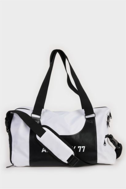 Erkek Suni Deri Spor Ve Seyahat Çantası