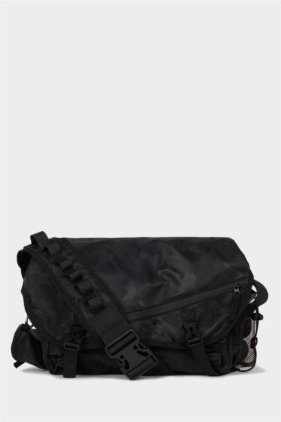 Мужская сумка через плечо из искусственной кожи