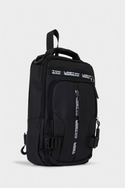 Мужская сумка на ремне из искусственной кожи