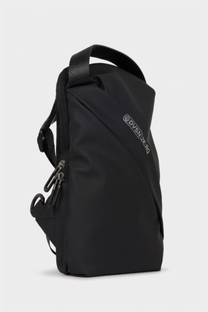 Man Faux Leather Crossbody Bag